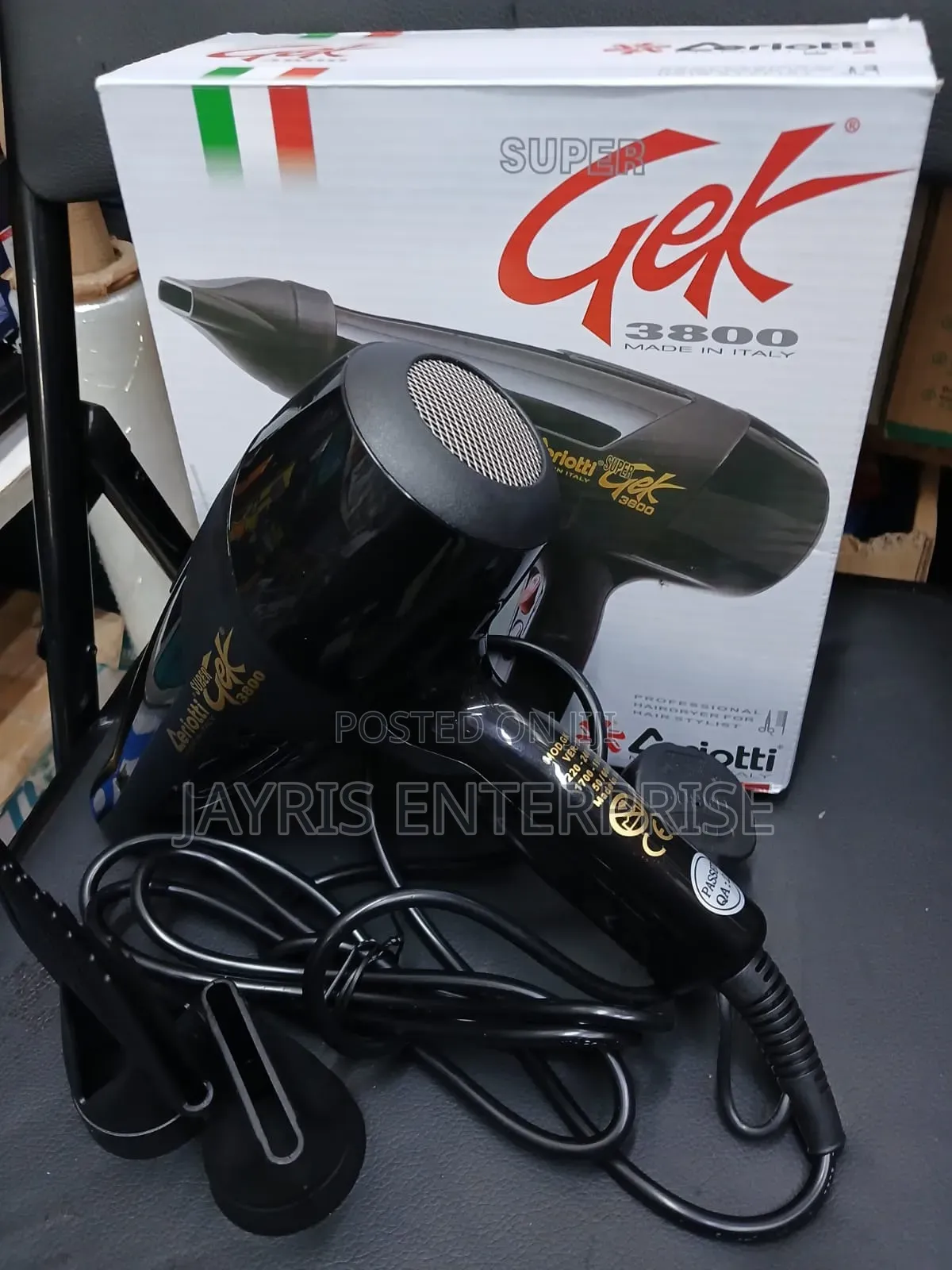 Geek Ceriotti Gek3800 Professional Hair Dryer