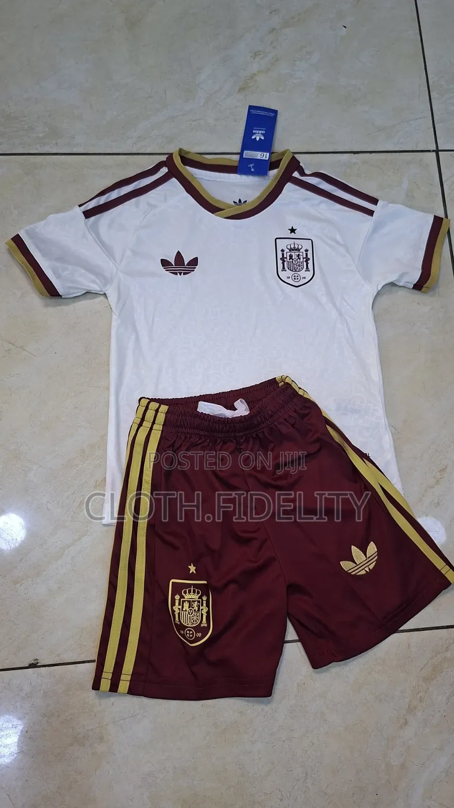 Spain Away Kids World Cup Jersey 2026.