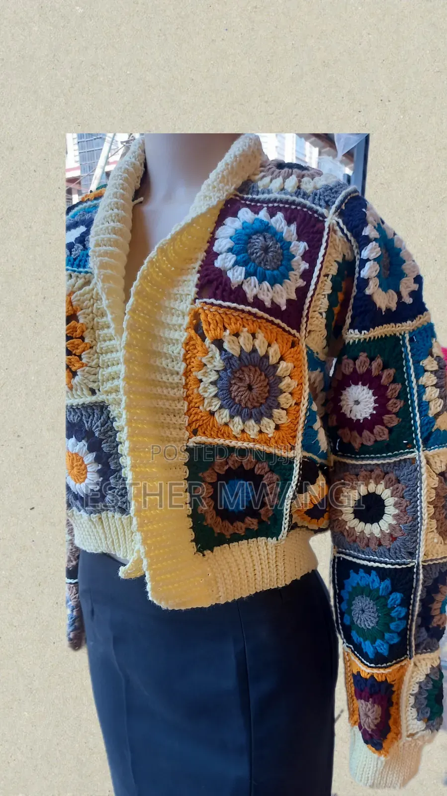 Custom Made Grannysquare Cardigan