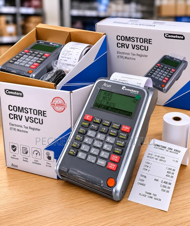 Brand New Comstore CRV Vscu Kra Etims Etr Machine