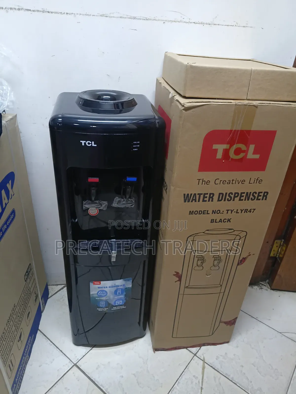 TCL Compressor Water Dispenser With Storage Cabinet