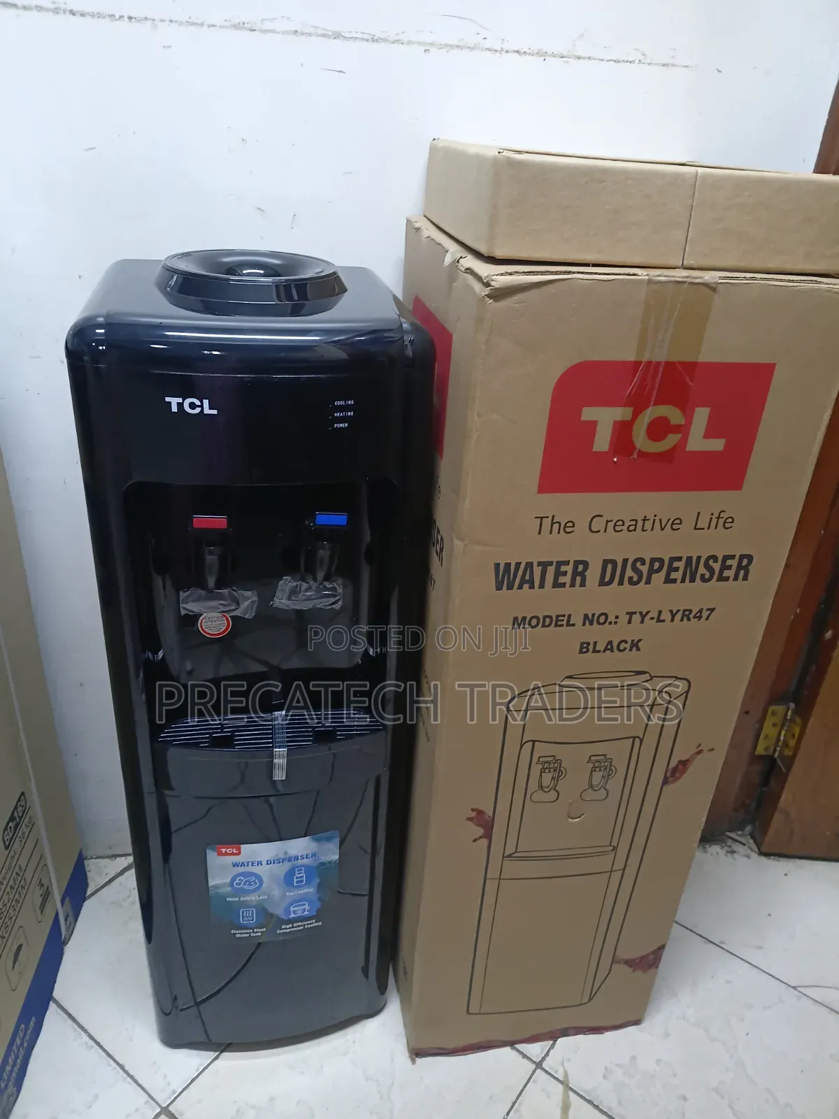 TCL Compressor Water Dispenser With Storage Cabinet