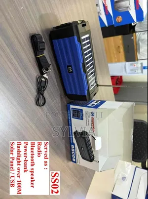 Electromate Solar Flashlight Wireless Robot Speaker