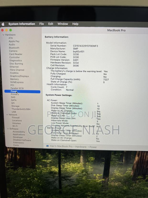 Laptop Apple MacBook Pro 2019 16GB Intel Core i9 SSD 512GB - thumbnail 6