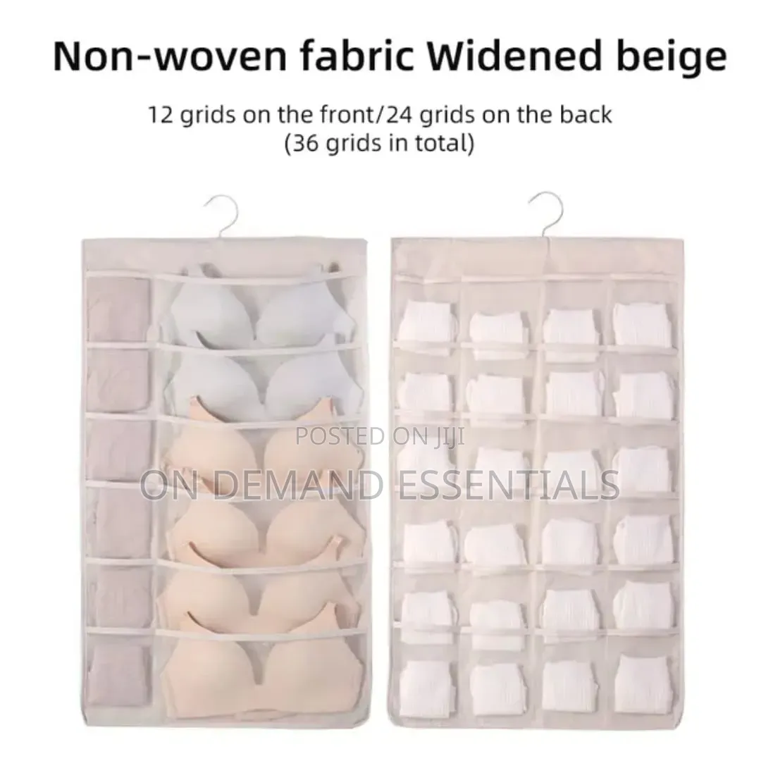 36 Grid Panty and Bra Organiser Hangers