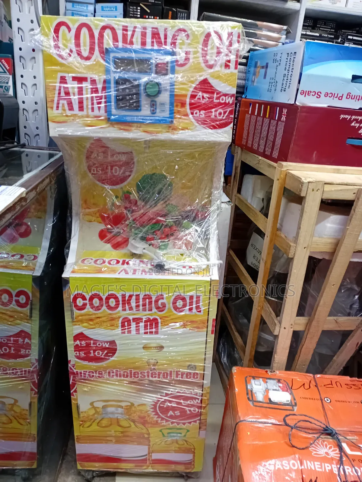 Hhighly Versatile Cooking Oil Atm Machine