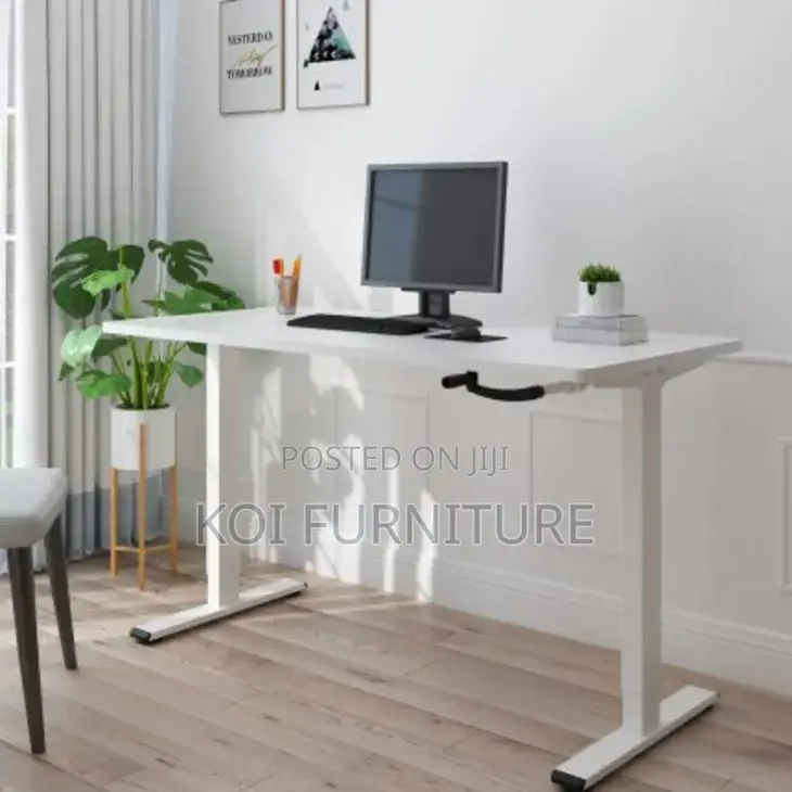 Office Desk; 1.2 Meter Electric Height Mechanism Office Desks
