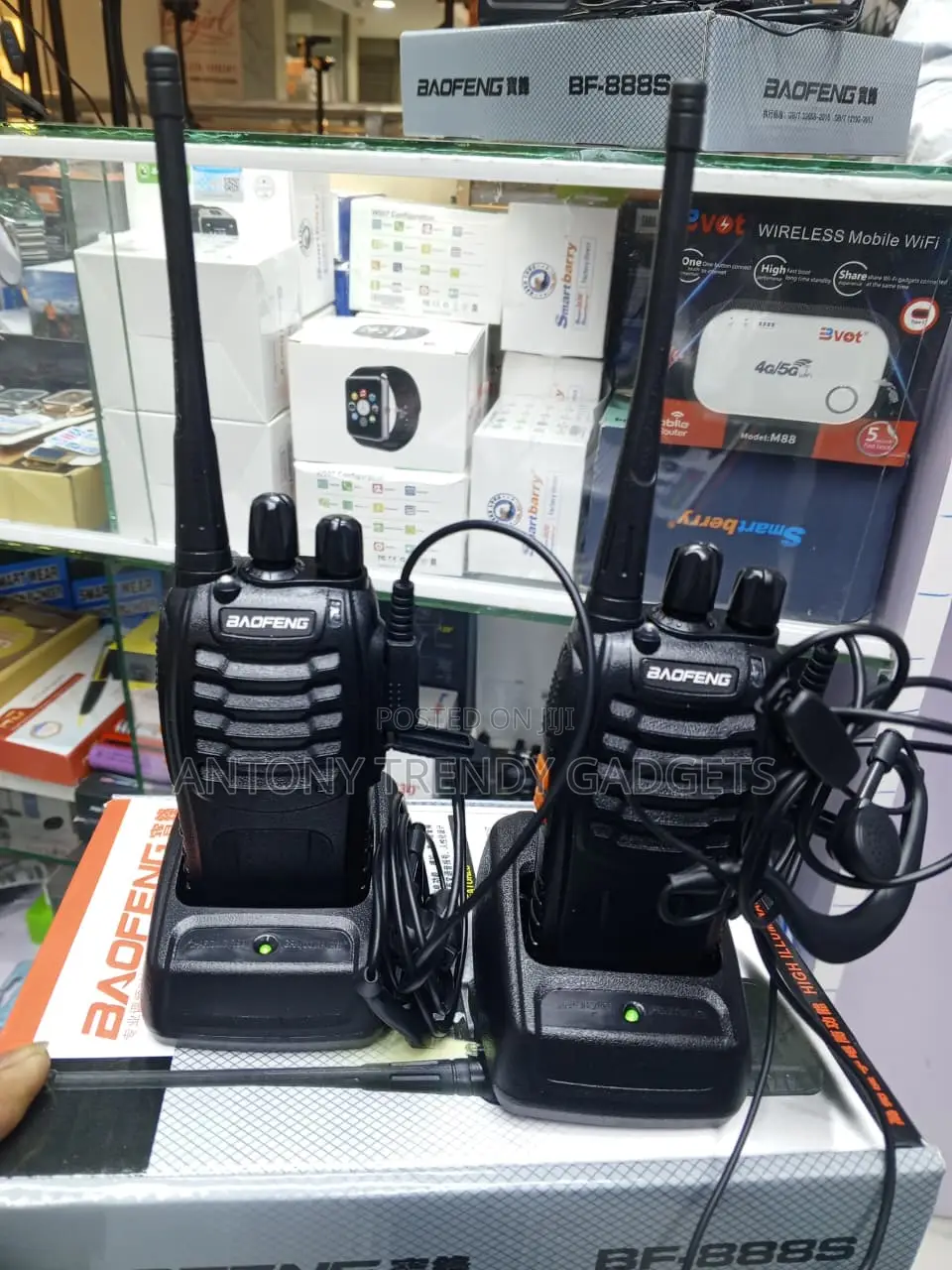 BF-888S 16CH Two-Way Radio With 1500mAh Battery