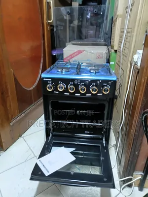 50x55 Electromate Standing Cooker – Durable Black Finish