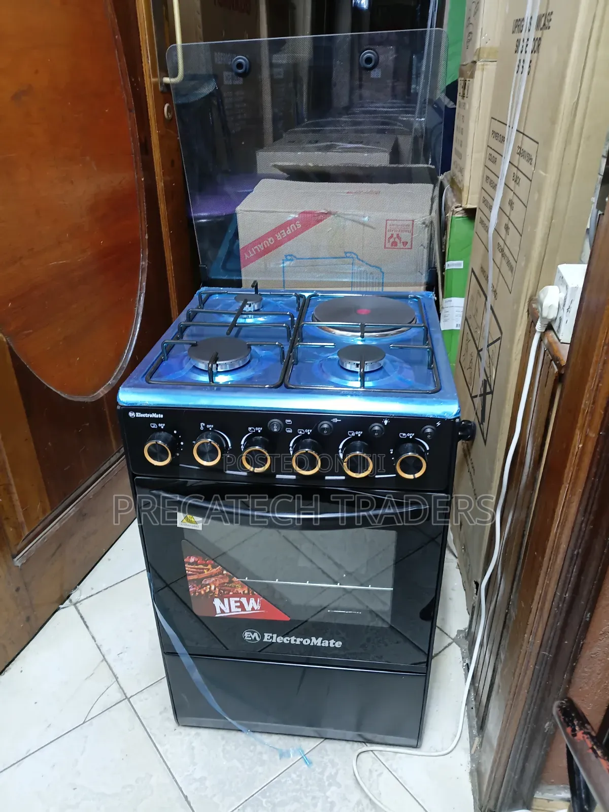 Electromate 50x55 3+1 Cooker With Glass Lid