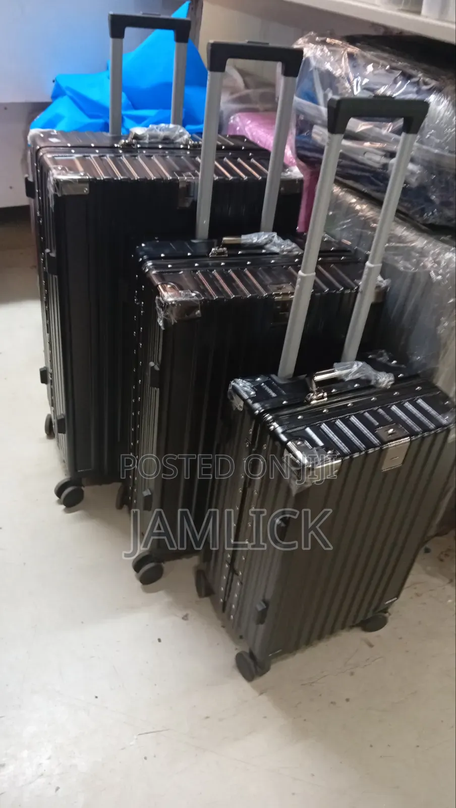3-in-1 ABS Zipless Suitcase Set