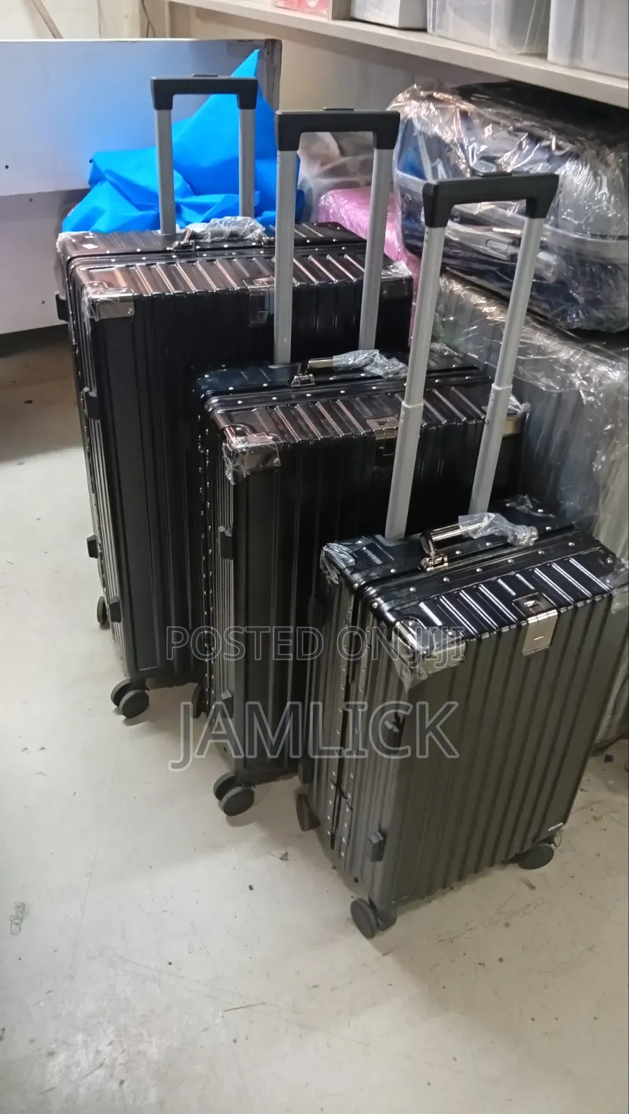 3-in-1 ABS Zipless Suitcase Set