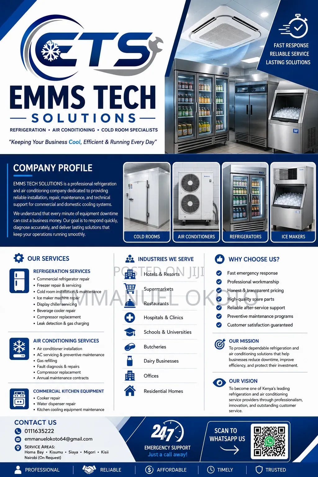 Refrigeration and Air Conditioning Services