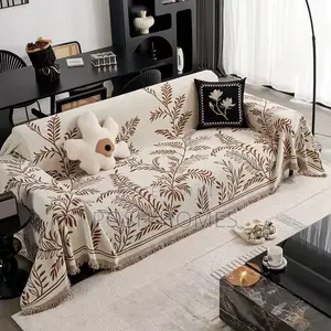 Big Fitting Reversible Chenille Cotton Sofa Blankets/Cover