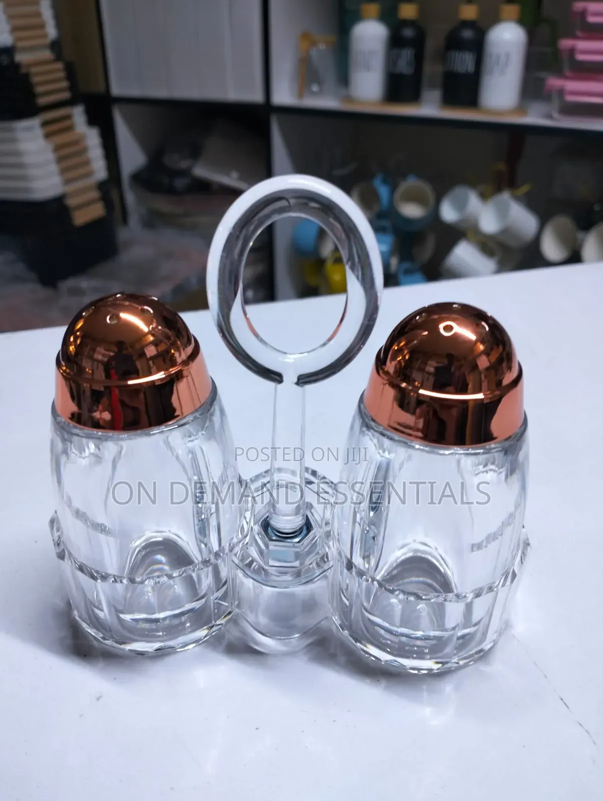 Acrylic Cruet Seasoning Set Dining Shaker Set