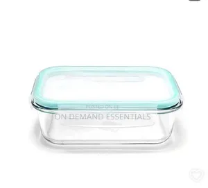 Large-Capacity Borosilicate Glass Food Storage Container