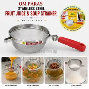Stainless Steel Fruit Juice Soup Strainer-B