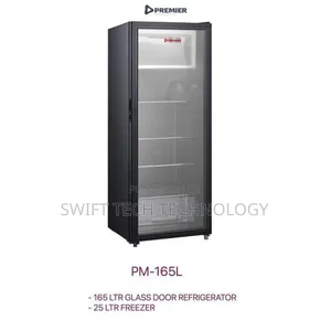 Premier 165 Liters Display Fridge With Glass Door