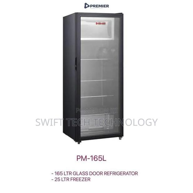 Premier 165 Liters Display Fridge With Glass Door