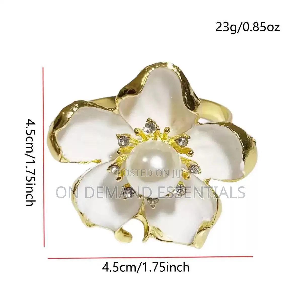 Luxurious Napkin Rings Available in 3 Designs 6pcs