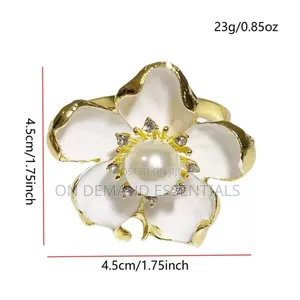 Luxurious Napkin Rings Available in 3 Designs 6pcs