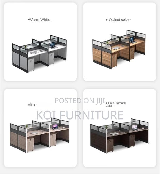 Office Workstation; Six User MDF Ofice Corrosion Resistant Workstation - thumbnail 5