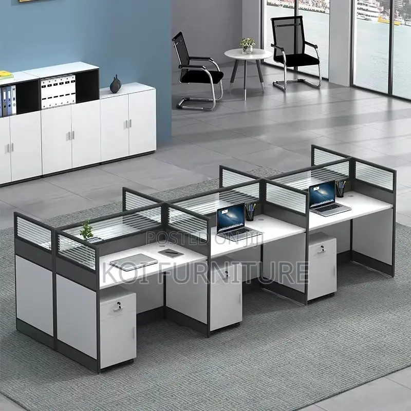Office Workstation; Six User MDF Ofice Corrosion Resistant Workstation