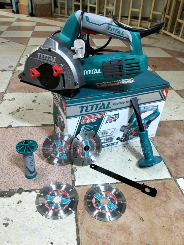 Total Concrete Cutting Machine Dry Wall Sander With 4 Cutting Disc Set - main view
