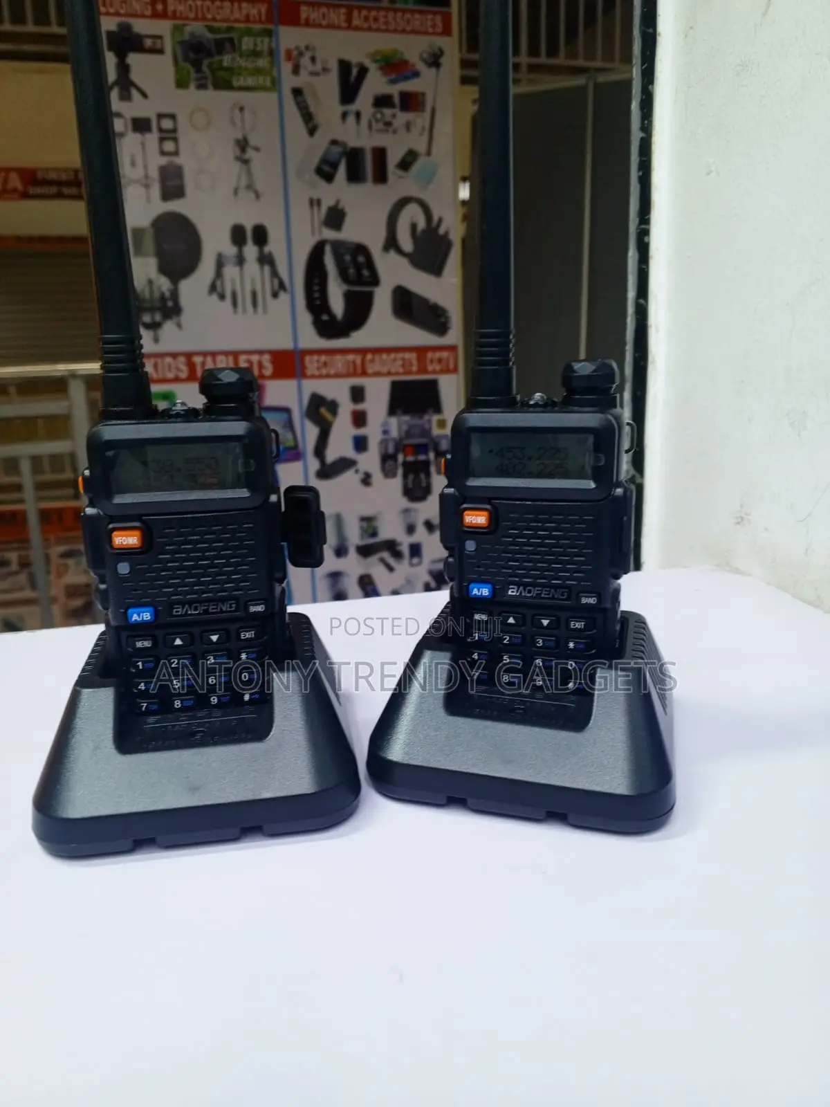 Baofeng UV-5R Walkie Talkie Pair Dual Band Two-Way Radios