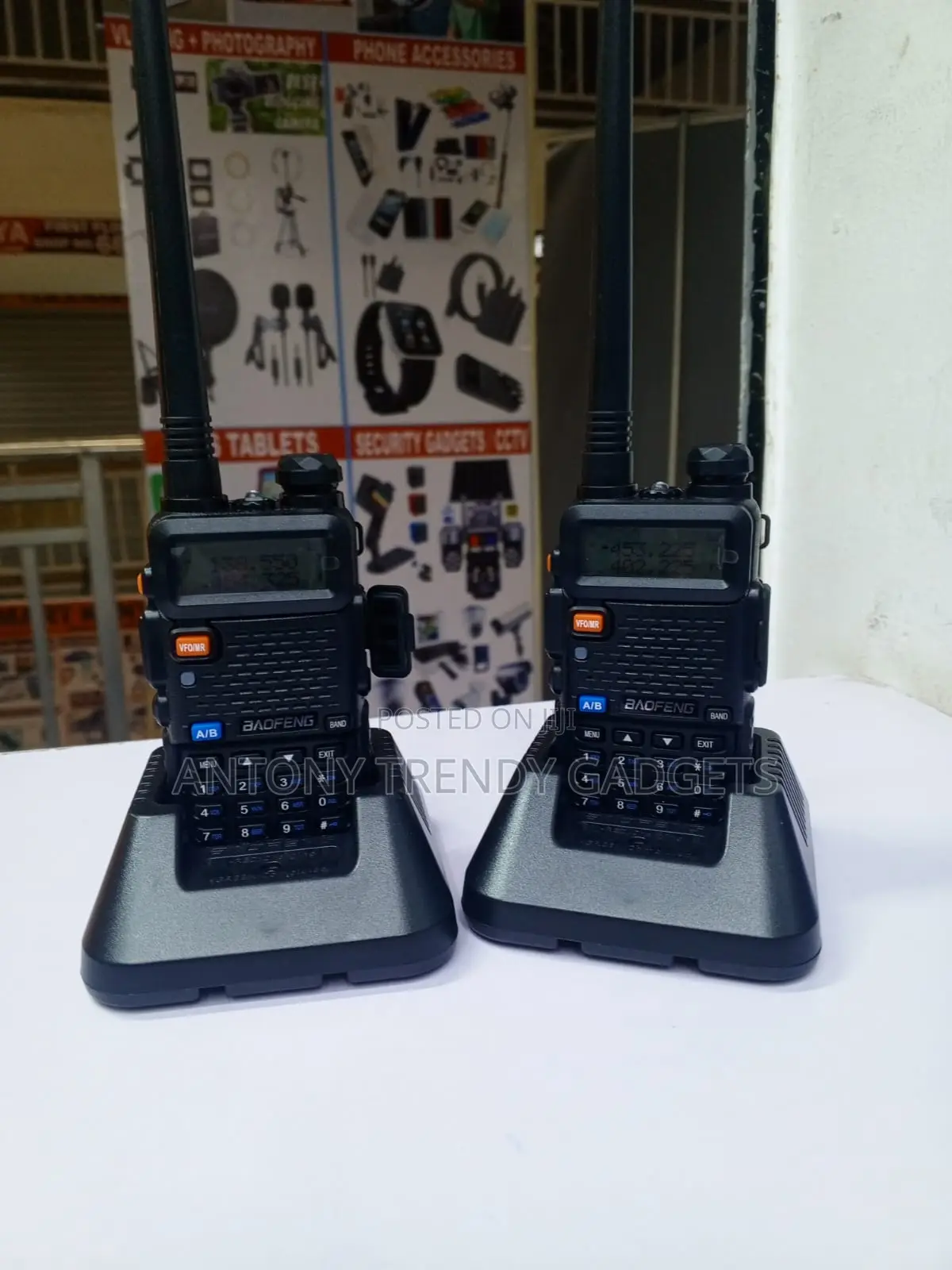 Baofeng UV-5R Walkie Talkie Pair Dual Band Two-Way Radios