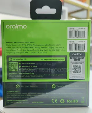 Oraimo Watch 6 Lite Osw-809