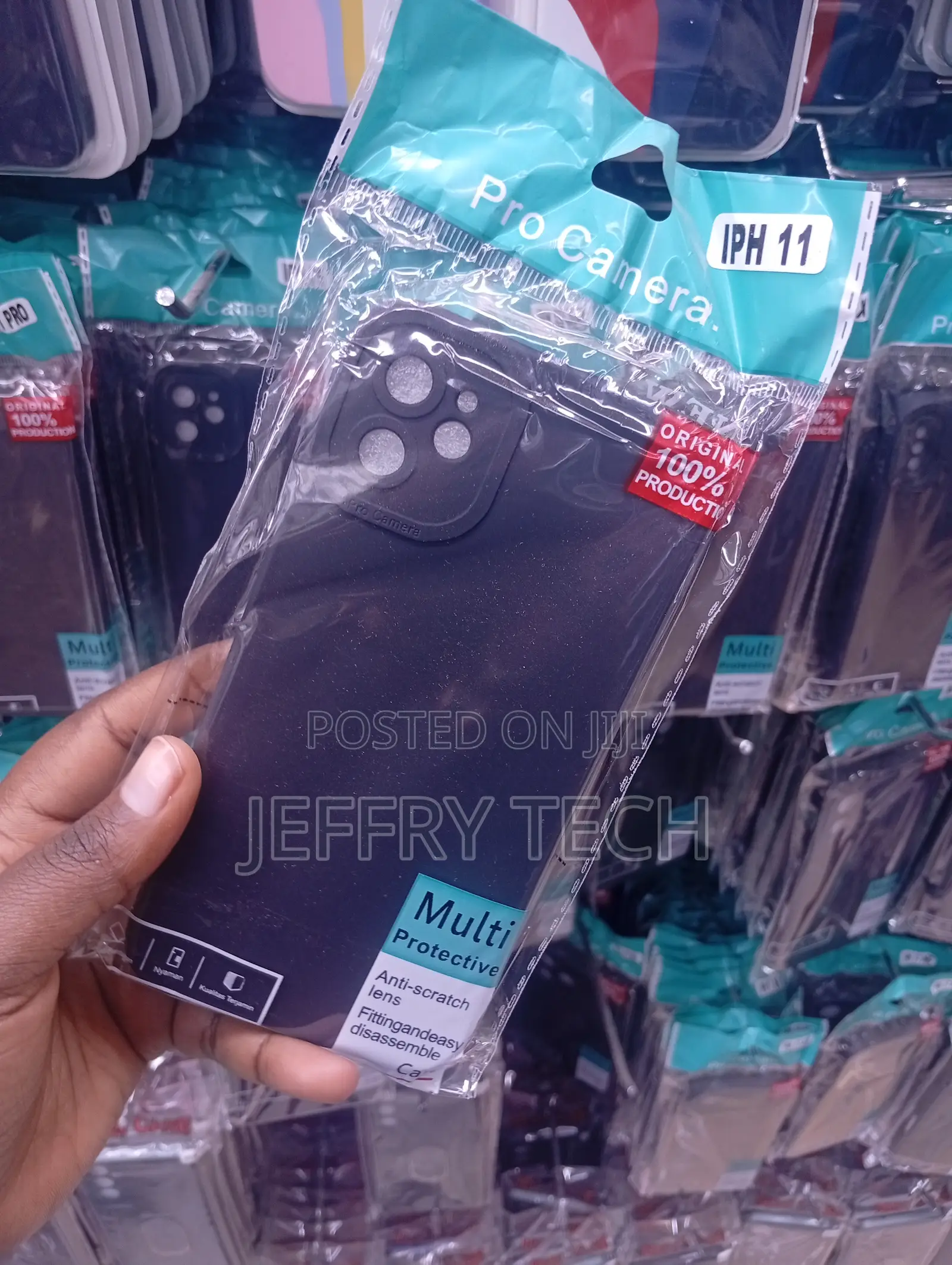 iPhone 11Deep Navy Blue TPU/silicone Minimalist Case
