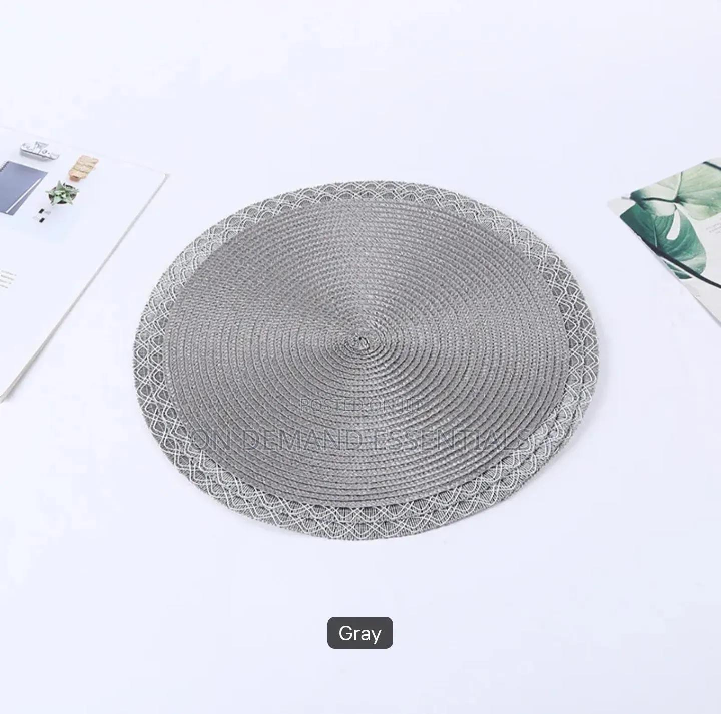 new In!! High Quality,Luxurious Unique Wooven Table Mats