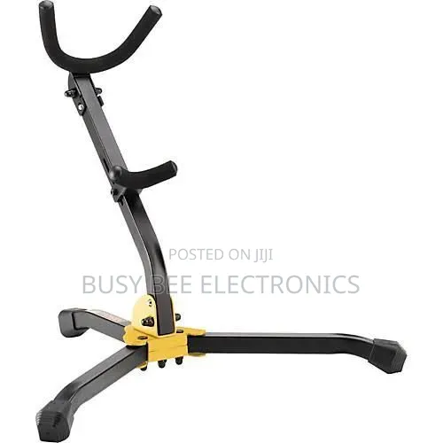 Hercules Alto/Tenor Saxophone Stand - Black and Yellow