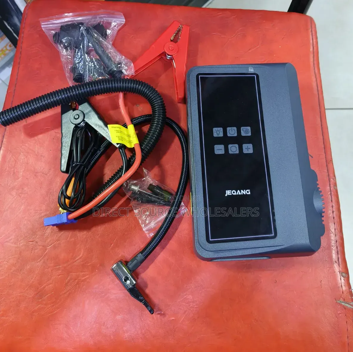 Rechargeable Car Jump Starter With Digital Air Compressor