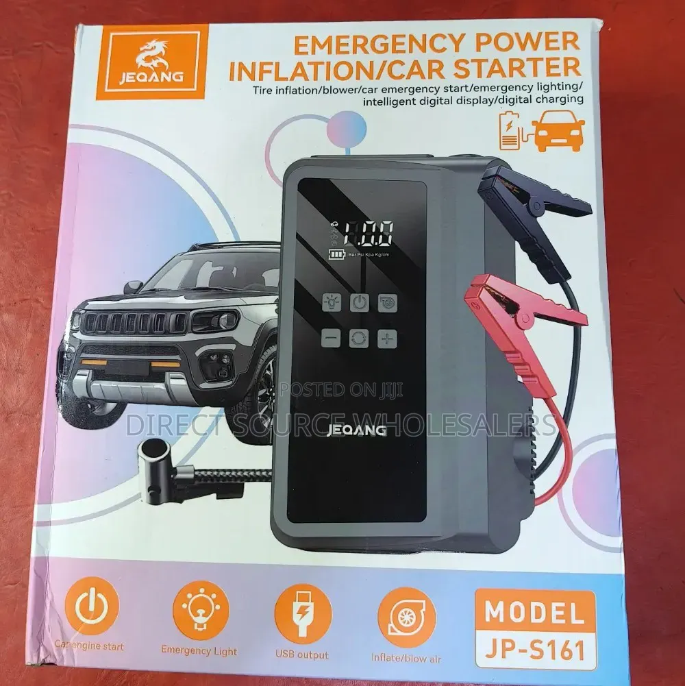 Portable Car Starter Booster With USB Fast Charging