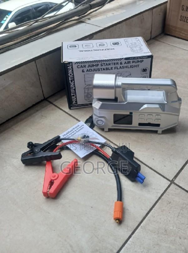 High Power Digital Jump Starter Compressor and Adjustable Flash Light - thumbnail 2