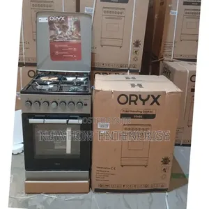 Mika ORYX 50x60 Standing Cooker – 3 Gas Burners + 1 Rapid Hot