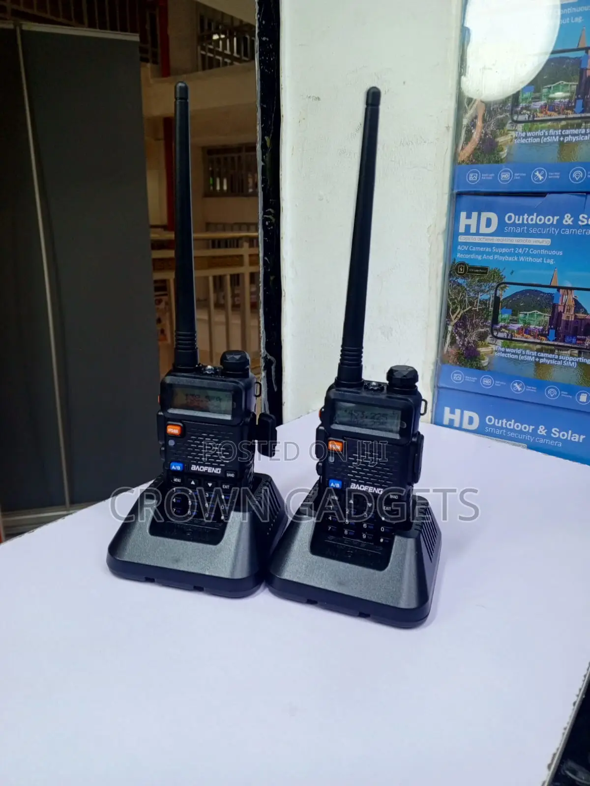 Dual Pack Baofeng UV-5R Walkie Talkies With Chargers
