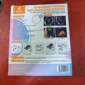 Car Jump Starter Tyre Inflator Emergency Kit