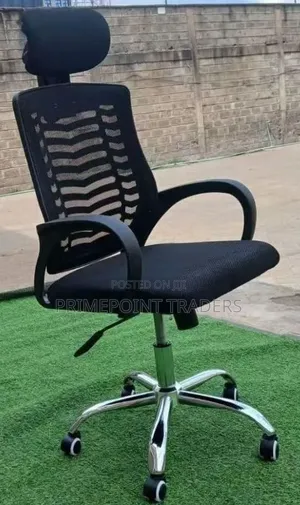 Adjustable Office Chair With Headrest for All-Day Comfort