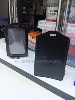 ID Size Leather Name Badge/Name Card Holder