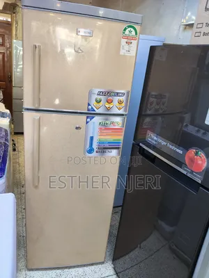 Rebune Brown Double Doors Fridge