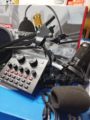 BM-800 Condenser Microphone With V8 Live Sound Card Kit