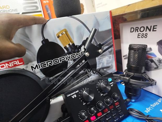 BM-800 Recording Microphone With V8 Sound Card Bundle - thumbnail 2