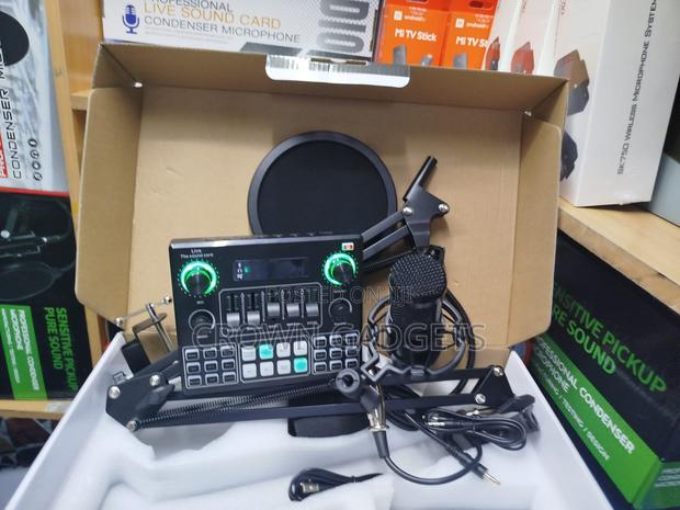 BM800 Condenser Microphone With V9 Live Sound Card Kit