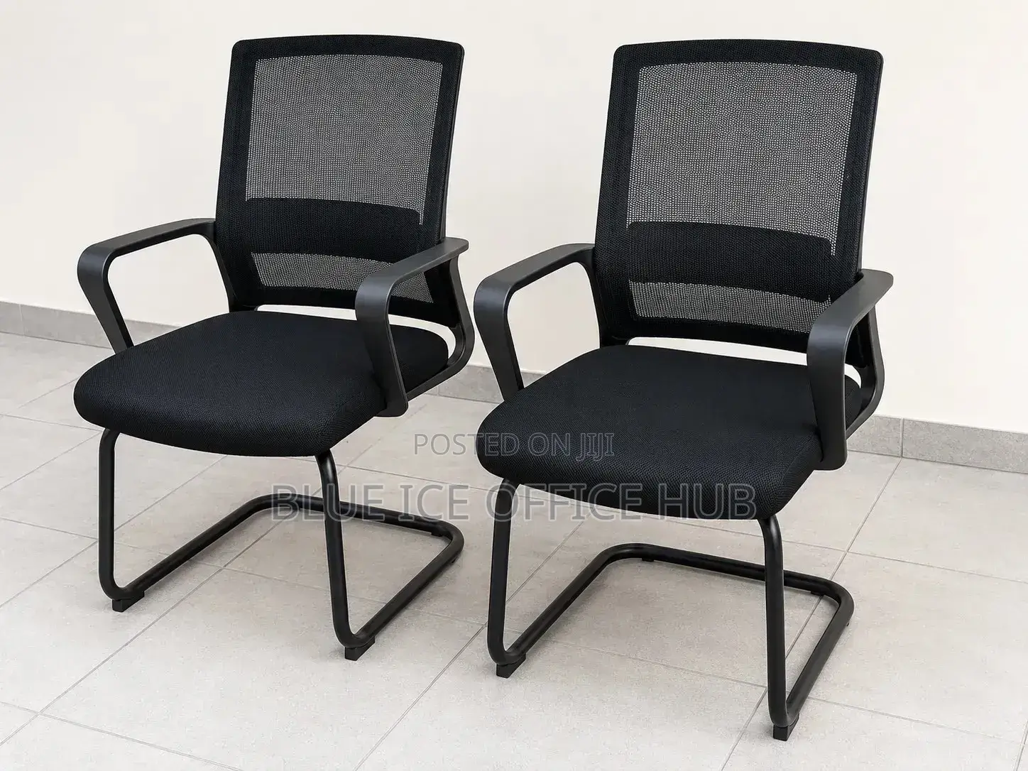 Executive Mesh Visitors Chair Black
