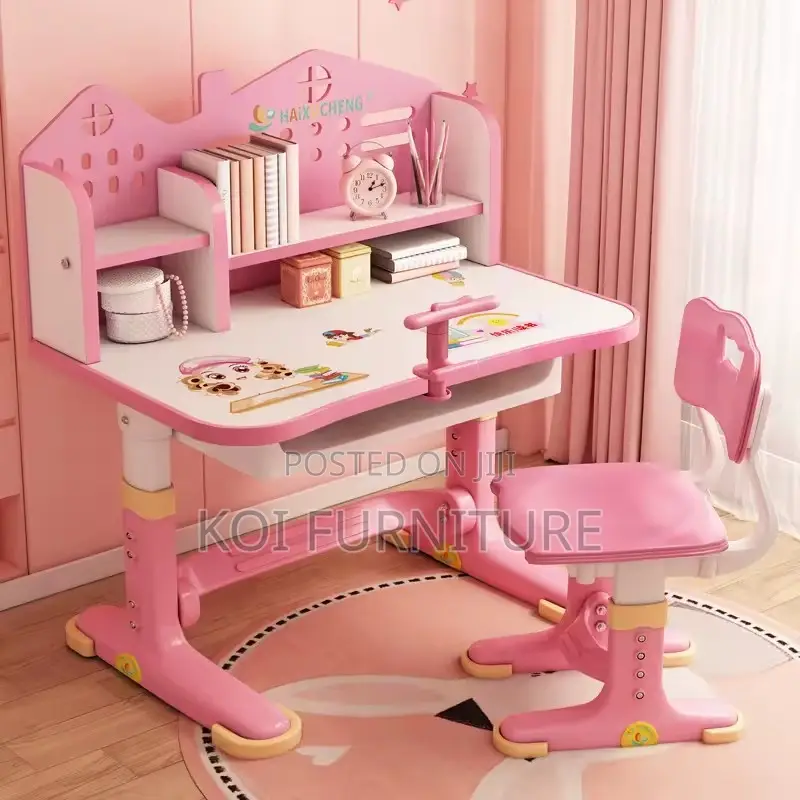 Home Desk; Kids Extendable Height Stand Desk Chair Set