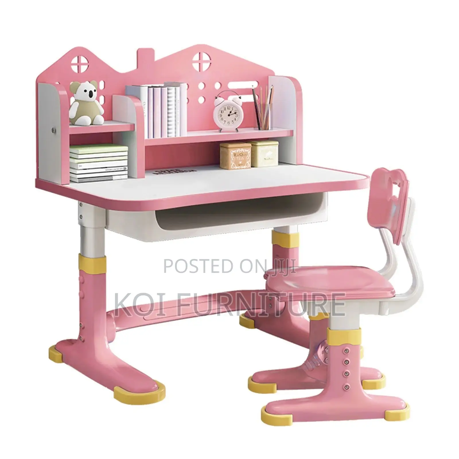 Home Desk; Kids Extendable Height Stand Desk Chair Set