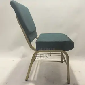 Office Chair; Fabric Stackable Church Chair